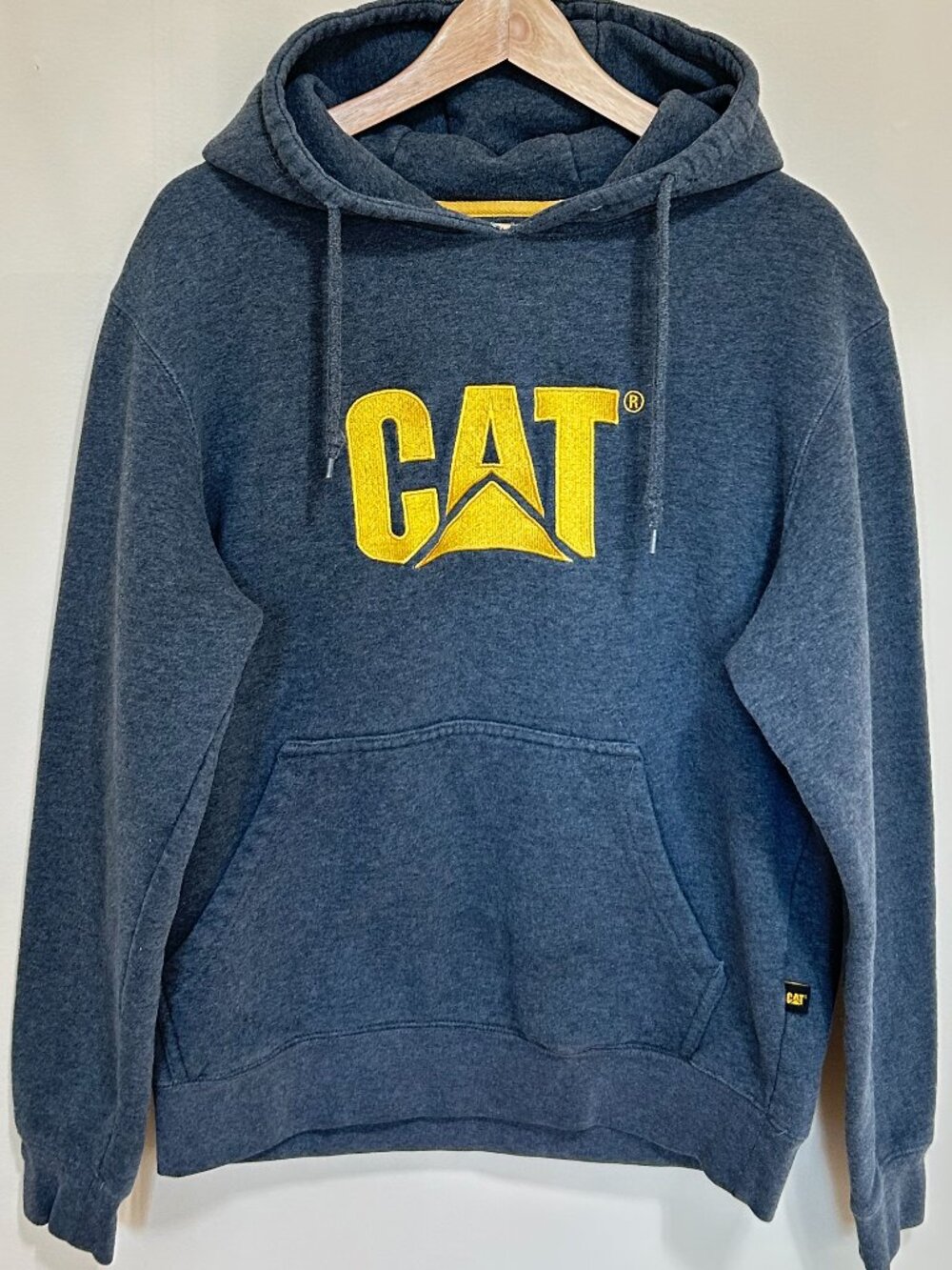 Caterpillar Pullover Hoodie Gray Men's Size S